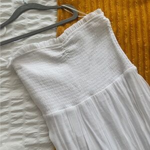 Love Tree White Strapless Dress